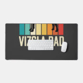 Retro Vizsla Vader Hond Silhouet Bureaumat (Keyboard & Muis)