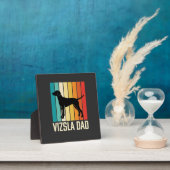 Retro Vizsla Vader Hond Silhouet Fotoplaat (Insitu)