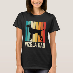 Retro Vizsla Vader Hond Silhouet T-shirt