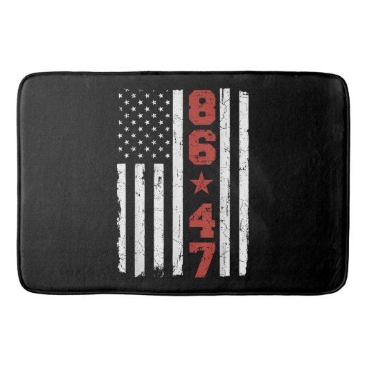 Retro Vlag 86 47 Badmat (Voorkant)