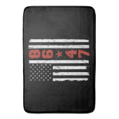 Retro Vlag 86 47 Badmat (Voorkant Verticaal)