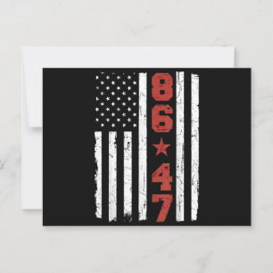 Retro Vlag 86 47 Briefkaart