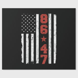 Retro  Vlag 86 47 Cadeaupapier
