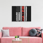 Retro Vlag 86 47 Canvas Afdruk (Insitu (Woonkamer))
