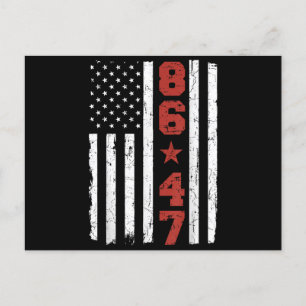 Retro  Vlag 86 47 Feestdagenkaart