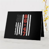 Retro Vlag 86 47 Kaart (Gele Bloem)