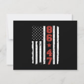 Retro Vlag 86 47 Kaart (Achterkant)