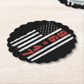 Retro  Vlag 86 47 Kartonnen Onderzetters (Gekanteld)