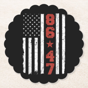 Retro Vlag 86 47 Kartonnen Onderzetters