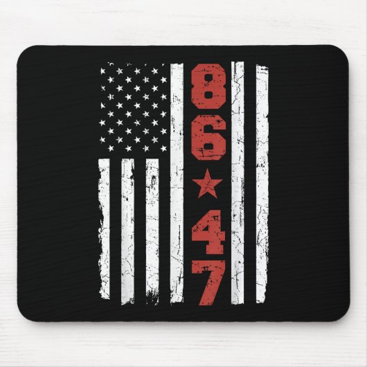 Retro  Vlag 86 47 Muismat (Voorkant)