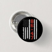 Retro  Vlag 86 47 Ronde Button 3,2 Cm (Voorkant /achterkant)