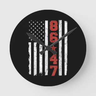 Retro Vlag 86 47 Ronde Klok