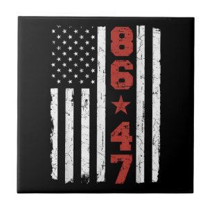 Retro Vlag 86 47 Tegeltje