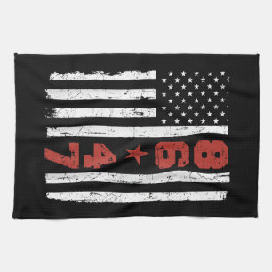 Retro Vlag 86 47 Theedoek