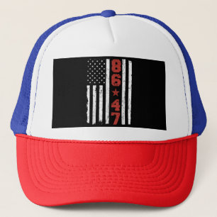 Retro  Vlag 86 47 Trucker Pet