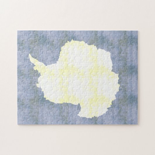 Retro  vlag Antarctica Legpuzzel (Horizontaal)