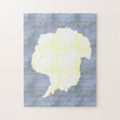 Retro  vlag Antarctica Legpuzzel (Verticaal)