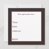 retro vliegen Santa rendieren Kaart (Achterkant)