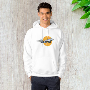 Retro Vliegtuig Jet Travel Art Design Hoodie