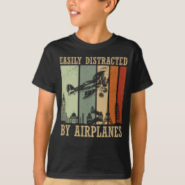 Retro Vliegtuig T-shirt