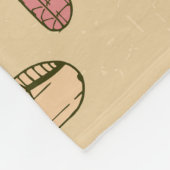 Retro vliegtuigen: Gebarsten  patroon. Fleece Deken (Hoek)