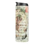 Retro vlinder mail thermische tumbler thermosbeker (Geroteerd rechts)