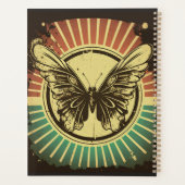 Retro Vlinder School Planner, School Agenda (Achterkant)