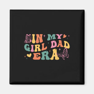 Retro vlindercadeau voor vader en dochter in mijn magneet