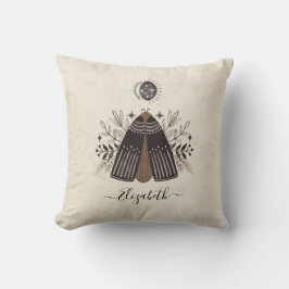 Retro  vlindermot kussen