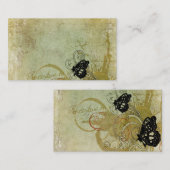 Retro-vlinders Visitekaartje (Voorkant / Achterkant)