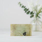 Retro-vlinders Visitekaartje (Staand voorkant)