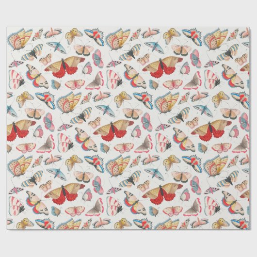Retro-vlinders voor het verpakken van papier (Vlak)