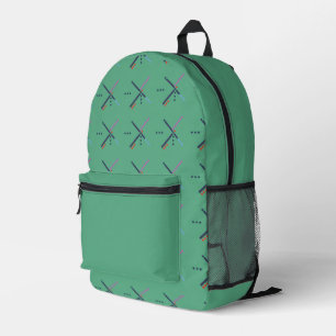 Retro Vloerkleed Patroon Van Het Vliegveld Rugzak