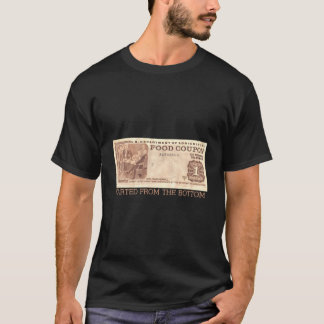 Retro voedsel coupon kleding gemaakt voor de cultu t-shirt