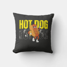 Retro Voedsel Grafische Hotdog Cartoon