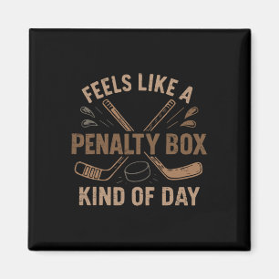 Retro voelt als een penalty box soort dag hockey magneet