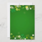 Retro Voelt Gelukkig St. Patrick's Dag Feestdagenkaart (Achterkant)