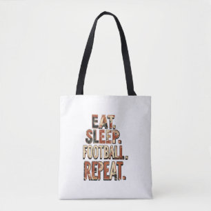 Retro Voetbal Fan Design Klassieke Voetbal Grafi Tote Bag