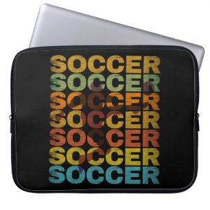 RETRO VOETBAL LAPTOP SLEEVE
