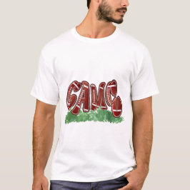 Retro voetbal lettering design - wedstrijdshirt t-shirt
