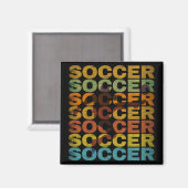 RETRO VOETBAL MAGNEET (Voorkant / Achterkant)