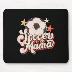 Retro Voetbal Mama Voetbal Moeder Voetbal Seizoen Muismat