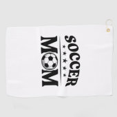 Retro Voetbal Moeder Shirt Vector Design_1 Golfhanddoek (Horizontaal)