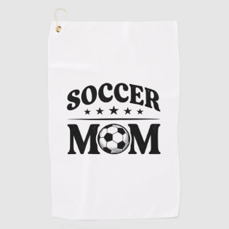 Retro Voetbal Moeder Shirt Vector Design_1 Golfhanddoek