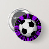 RETRO-VOETBAL RONDE BUTTON 5,7 CM (Voorkant /achterkant)