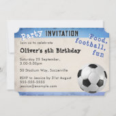 Retro Voetbal Ticket Voetbal Sport Thema Kaart (Voorkant)