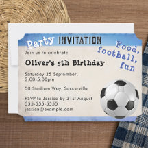 Retro Voetbal Ticket Voetbal Sport Thema
