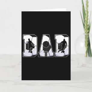 Retro Voetbal Vader Papa Vader Fijne Vaderdag Mij Kaart