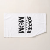 Retro Voetbalmoeder Shirt Vectorontwerp_1 Handdoek (Handdoek)