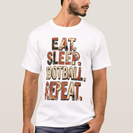 Retro voetbalwaaierdesign | Klassieke voetbalgrafi T-shirt